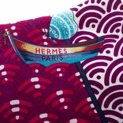 Hermes Multicolor Bateau Fleuri Printed Silk Square Scarf For Women 14 Hermes Multicolor Bateau Fleuri Printed Silk Square Scarf For Women -Deals Hermes Store luxury women hermes used accessories p147545 0006