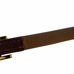 Hermes Hapi 3 Burgundy Leather Gold Plated Wrap Bracelet M For Women -Deals Hermes Store luxury women hermes used accessories p147583 005