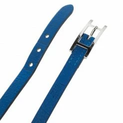 Hermes Hapi 3 Blue Leather Palladium Plated Wrap Bracelet S For Women -Deals Hermes Store luxury women hermes used accessories p147621 0003