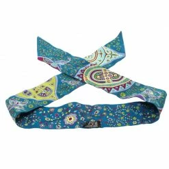 Hermes Blue Floral And Animal Printed Silk Twilly Scarf For Women -Deals Hermes Store luxury women hermes used accessories p147816 003
