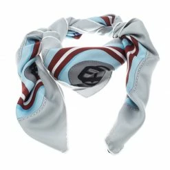 Hermes Multicolor Printed Silk Bovclerie Moderne Square Scarf For Women -Deals Hermes Store luxury women hermes used accessories p151652 0003