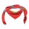 Hermes Real Escuela Andaluza Del Arte Ecuestre Red Printed Silk Square Scarf For Women -Deals Hermes Store luxury women hermes used accessories p153865 001