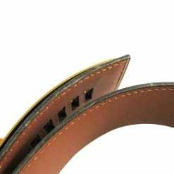 Hermes Black Leather Collier De Chien Medor Belt 65 For Women -Deals Hermes Store luxury women hermes used accessories p160913 005