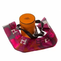 Hermes Capitals Purple Printed Silk Twilly For Women 13 Hermes Capitals Purple Printed Silk Twilly For Women -Deals Hermes Store luxury women hermes used accessories p162606 006