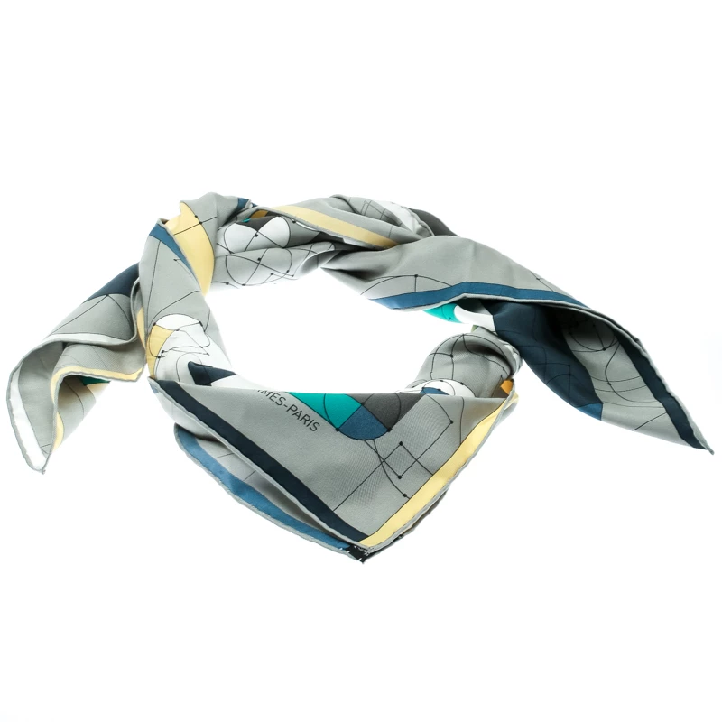 Hermes Multicolor Echec Au Roi Printed Silk Square Scarf For Women 3 Hermes Multicolor Echec Au Roi Printed Silk Square Scarf For Women