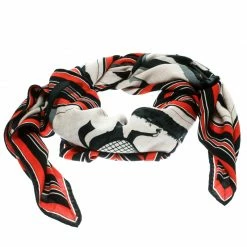 Hermes Multicolor Couvertures Et Tenues De Jour Printed Cashmere And Silk Scarf For Women