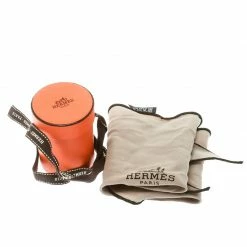 Hermes Beige Silk Contrast Edged Logo Print Mini Losange Scarf For Women -Deals Hermes Store luxury women hermes used accessories p177116 006