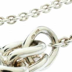 Hermes Rose De Mer Silver Long Station Necklace For Women -Deals Hermes Store luxury women hermes used accessories p177272 002