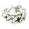 Hermes Boucle Sellier Silver Chain Link Bracelet TGM For Women -Deals Hermes Store luxury women hermes used accessories p177281 002