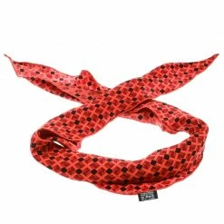 Hermes Orange Diamond Printed Silk Losange Scarf For Women -Deals Hermes Store luxury women hermes used accessories p177303 003