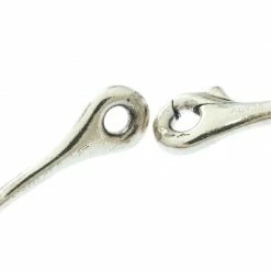 Hermes Elongated Link Silver Bracelet For Women -Deals Hermes Store luxury women hermes used accessories p177316 001