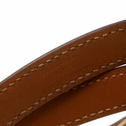 Hermes Kelly Double Tour Orange Leather Gold Plated Wrap Bracelet M For Women 14 Hermes Kelly Double Tour Orange Leather Gold Plated Wrap Bracelet M For Women -Deals Hermes Store luxury women hermes used accessories p178663 001