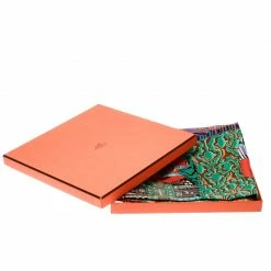 Hermes Multicolor Voyage En Etoffes Printed Silk Square Scarf For Women 13 Hermes Multicolor Voyage En Etoffes Printed Silk Square Scarf For Women -Deals Hermes Store luxury women hermes used accessories p180642 006
