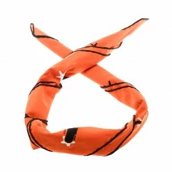 Hermes Orange Spurs Printed Cotton Square Scarf For Women -Deals Hermes Store luxury women hermes used accessories p181818 002