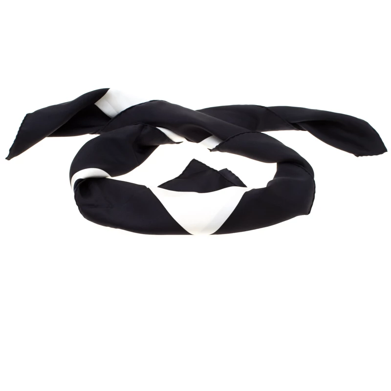 Hermes Navy Blue And White Brides De Gala Printed Silk Square Scarf For Women 4 Hermes Navy Blue And White Brides De Gala Printed Silk Square Scarf For Women - Image 2