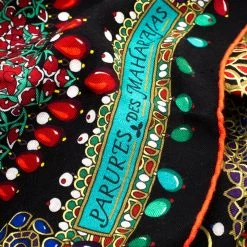 Hermes Multicolor Jewel Print Parures Des Maharajas Cashmere And Silk Shawl For Women -Deals Hermes Store luxury women hermes used accessories p184807 007