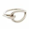 Hermes Palladium Plated Jumbo Hook Scarf Ring For Women -Deals Hermes Store luxury women hermes used accessories p195552 002