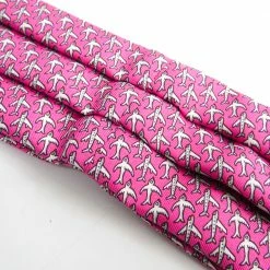 Hermes Pink Flying Bird Printed Ascot Silk Tie Scarf For Women -Deals Hermes Store luxury women hermes used accessories p197441 003