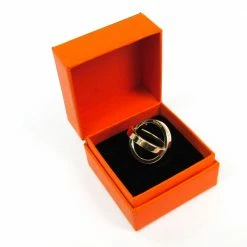 Hermes Bijouterie Fantaisie Gold Plated Cosmos Scarf Ring For Women -Deals Hermes Store luxury women hermes used accessories p198163 003