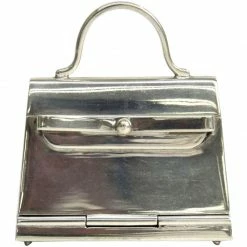 Hermes Kelly Sterling Silver Silver Pill Case For Women