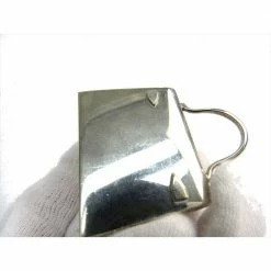 Hermes Kelly Sterling Silver Silver Pill Case For Women -Deals Hermes Store luxury women hermes used accessories p198175 006