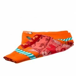Hermes Multicolor Etendards Et Bannieres Printed Cashmere And Silk Shawl For Women 10 Hermes Multicolor Etendards Et Bannieres Printed Cashmere And Silk Shawl For Women -Deals Hermes Store luxury women hermes used accessories p200037 004