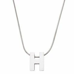 Hermes H Pendant Necklace For Women