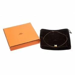Hermes Cage D'H White Enamel Gold Plated Pendant Necklace For Women 13 Hermes Cage D'H White Enamel Gold Plated Pendant Necklace For Women -Deals Hermes Store luxury women hermes used accessories p208744 007