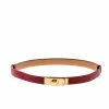 Hermes Red Epsom Leather Kelly Belt For Women 2 Hermes Red Epsom Leather Kelly Belt For Women -Deals Hermes Store luxury women hermes used accessories p209139 007