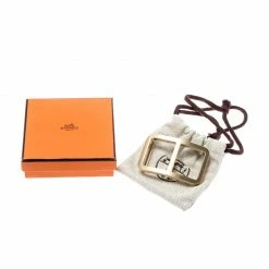 Hermes Domino Gold Tone Peg Belt Buckle For Women -Deals Hermes Store luxury women hermes used accessories p210263 007