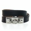Hermes Rivale Double Tour Leather Bracelet For Women -Deals Hermes Store luxury women hermes used accessories p21401 001