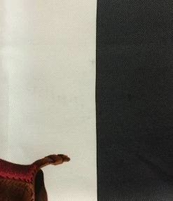 Hermes White/Black Silk Petite Main Scarf 90cm For Women -Deals Hermes Store luxury women hermes used accessories p220181 007