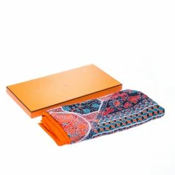 Hermes Collection Imperiales Multicolor Silk Twill Scarf For Women -Deals Hermes Store luxury women hermes used accessories p223559 006
