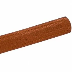 Hermes Black/Orange Leather Reversible Belt For Women -Deals Hermes Store luxury women hermes used accessories p225882 002
