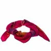 Hermes Fuchsia Pink Printed Cashmere & Silk Shawl For Women -Deals Hermes Store luxury women hermes used accessories p226538 002