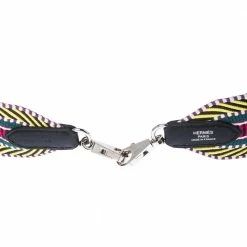 Hermes Multicolour Canvas Sangle Cavale 50mm Bag Strap For Women 15 Hermes Multicolour Canvas Sangle Cavale 50mm Bag Strap For Women -Deals Hermes Store luxury women hermes used accessories p227418 005