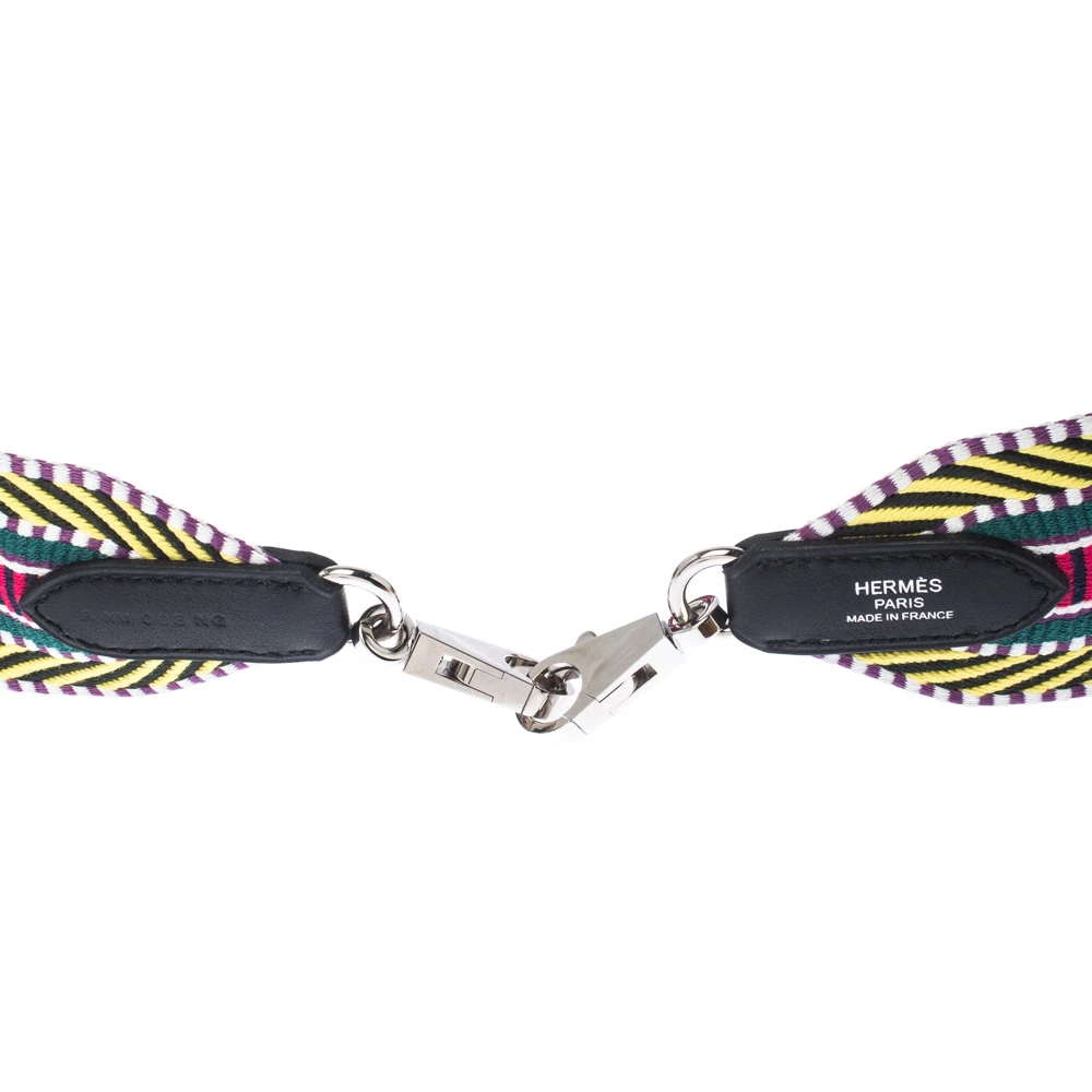 Hermes Multicolour Canvas Sangle Cavale 50mm Bag Strap For Women 7 Hermes Multicolour Canvas Sangle Cavale 50mm Bag Strap For Women - Image 5
