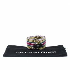 Hermes Multicolour Canvas Sangle Cavale 50mm Bag Strap For Women 19 Hermes Multicolour Canvas Sangle Cavale 50mm Bag Strap For Women -Deals Hermes Store luxury women hermes used accessories p227418 008