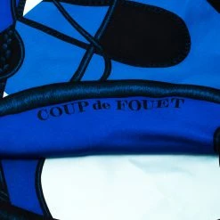 Hermes Blue Abstract Horse Print Silk Coup De Fouet Scarf For Women -Deals Hermes Store luxury women hermes used accessories p228215 008