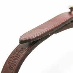 Hermes Hapi II Black Barenia Leather Palladium Bracelet For Women -Deals Hermes Store luxury women hermes used accessories p228555 005