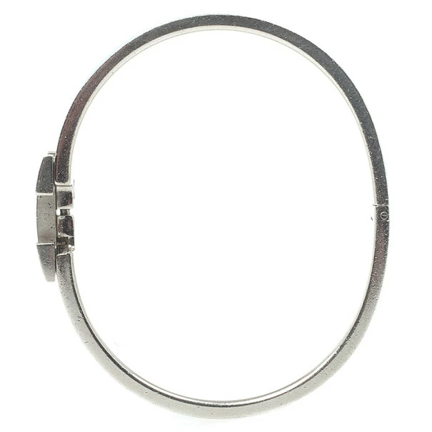 Hermes Clic-Clac H Light Blue Palladium Plated Bracelet PM For Women 6 Hermes Clic-Clac H Light Blue Palladium Plated Bracelet PM For Women - Image 4