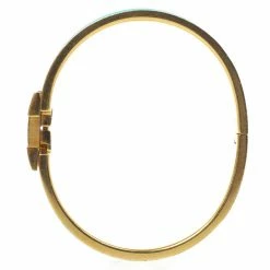 Hermes Clic-Clac H Bleu Enameld Gold Plated Bracelet For Women 10 Hermes Clic-Clac H Bleu Enameld Gold Plated Bracelet For Women -Deals Hermes Store luxury women hermes used accessories p23368 003
