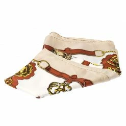 Hermes Beige Guivreries Print Silk Twill Scarf For Women -Deals Hermes Store luxury women hermes used accessories p237944 001