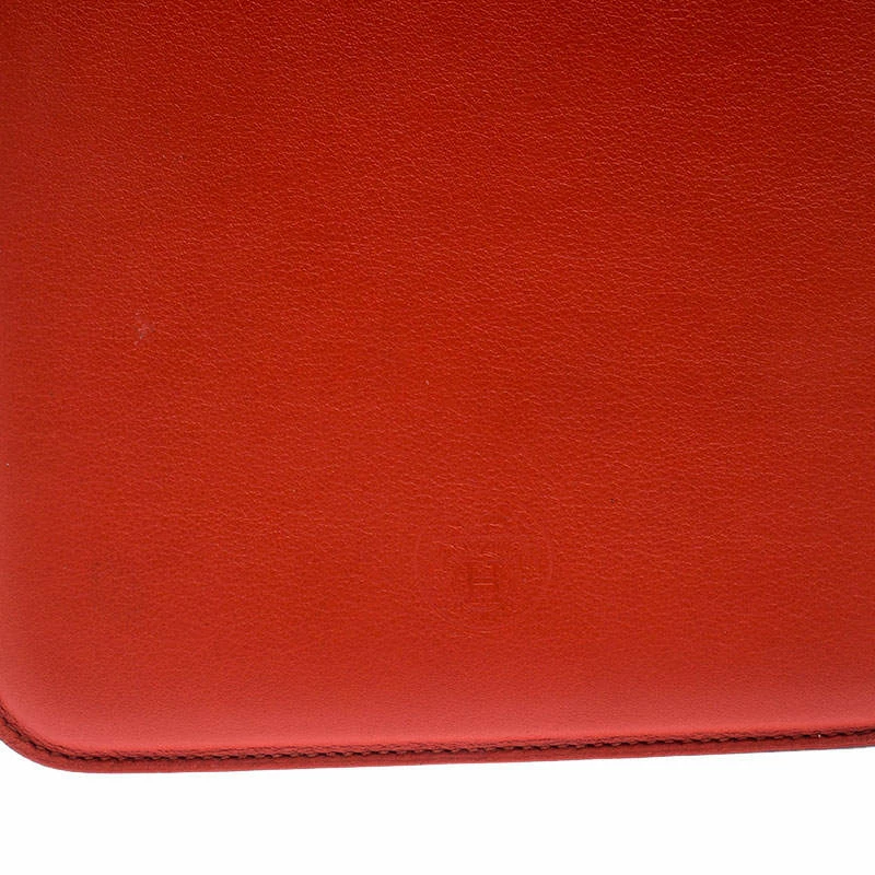 Hermes Orange Swift Leather Mini IPad Cover For Women 7 Hermes Orange Swift Leather Mini IPad Cover For Women - Image 5