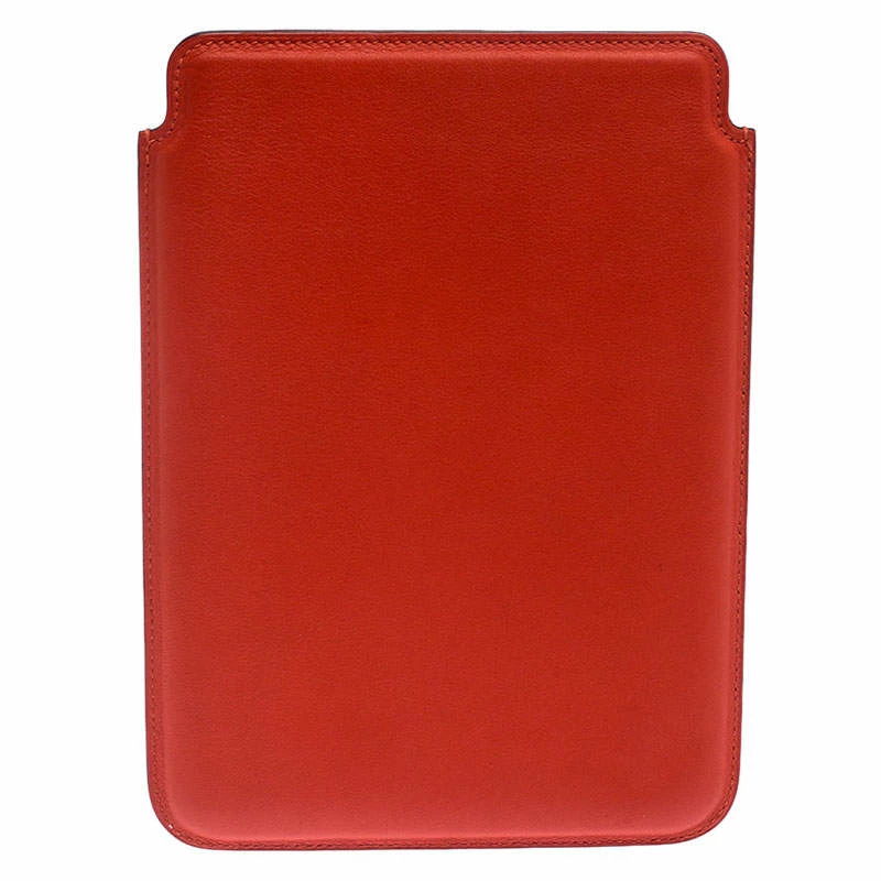 Hermes Orange Swift Leather Mini IPad Cover For Women 6 Hermes Orange Swift Leather Mini IPad Cover For Women - Image 4