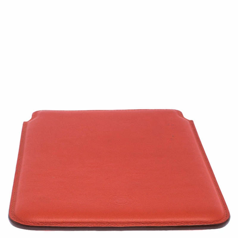 Hermes Orange Swift Leather Mini IPad Cover For Women 8 Hermes Orange Swift Leather Mini IPad Cover For Women - Image 6