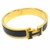 Hermes Clic H Black Enameled Bracelet For Women -Deals Hermes Store luxury women hermes used accessories p24529 001