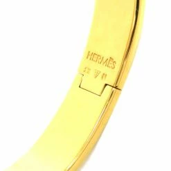 Hermes Clic H Black Enameled Bracelet For Women -Deals Hermes Store luxury women hermes used accessories p24529 007