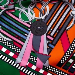 Hermes Multicolor Printed Brides Et Gris Gris Silk Scarf For Women -Deals Hermes Store luxury women hermes used accessories p246739 003