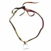Hermes Multicolor Tourbillon De Couleurs Stirrup Charm Silk Bracelet For Women